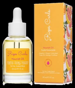 Rizos Curls Nourish Oil for Hair, Scalp & Body: Rejuvenating Citrus & Carrot Seed for Frizz Control