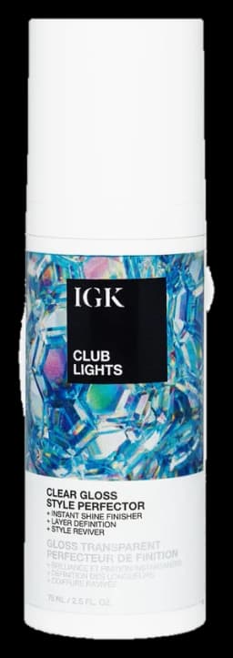 IGK Hair Club Lights Clear Gloss Instant Shine Style Perfector