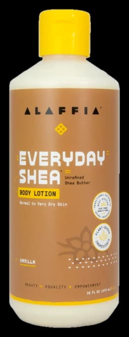 Alaffia EveryDay Shea Body Lotion - Vanilla 16 oz