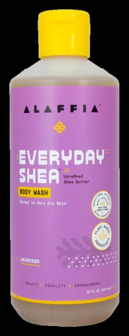 Alaffia EveryDay Shea Body Wash - Lavender 16 oz
