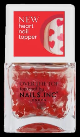 Nails.INC Loving In London Heart Confetti Topper Nail Polish