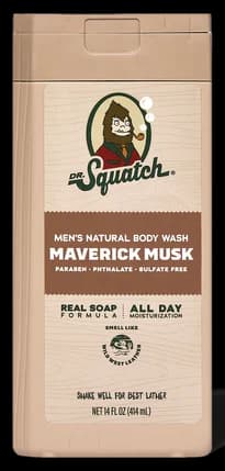 Dr. Squatch 14 oz Maverick Musk Body Wash