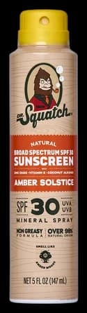 Dr. Squatch Amber Solstice Spray Sunscreen