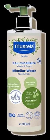 Mustela Eau micellaire sans rinçage certifiée BIO