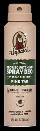 Dr. Squatch Pine Tar Spray Deodorant
