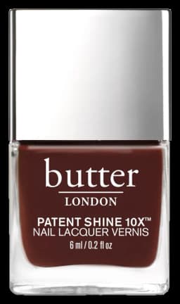 Butter London Patent Shine 10X Nail Lacquer - Boozy Chocolate, 0.2 fl oz
