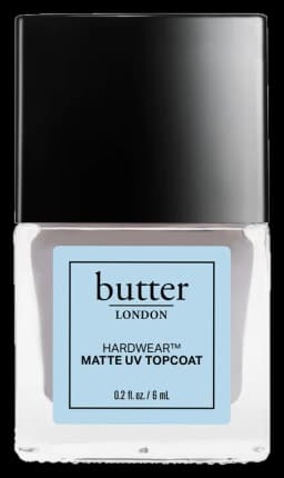 Butter London Hardwear Matte UV Topcoat, 0.2 fl oz