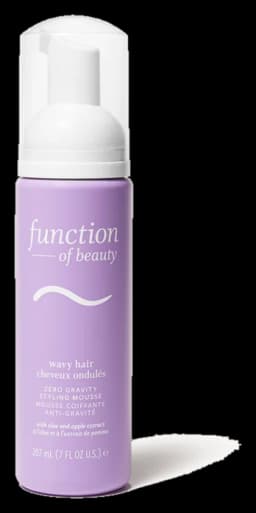 Function of Beauty Wavy Hair Zero Gravity Styling Mousse