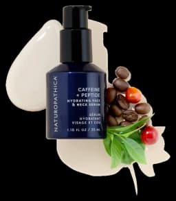 Naturopathica Caffeine + Peptide Hydrating Face & Neck Serum