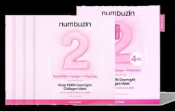 넘버즈인 No.2 Rose PDRN Overnight Collagen Mask (4 Masks)