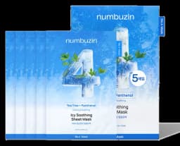 넘버즈인 No.4 Icy Soothing Sheet Mask (5 Sheets)