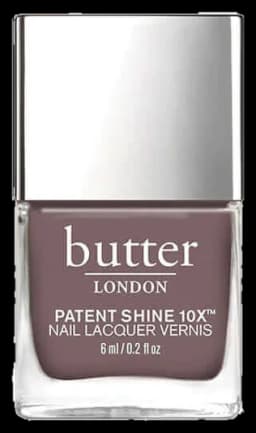 Butter London Patent Shine 10X Nail Lacquer - Mink Grey, 0.2 fl oz