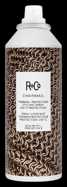 R+Co CHAINMAIL Thermal Protection Styling Spray 450°F Protection