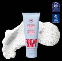 First Aid Beauty Ultra Gentle Cream-to-Foam Face Cleanser with Colloidal Oatmeal + Glycerin Travel Size