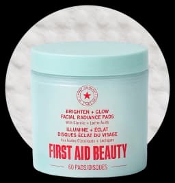 First Aid Beauty Brighten + Glow Facial Radiance Pads with Glycolic + Lactic Acids