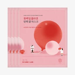 라운드랩 동백 딥 콜라겐 탄력 겔 마스크 (4매)