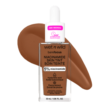 wet n wild Bare Focus Niacinamide Skin Tint | Mahogany