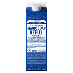 닥터브로너스 Peppermint - Pure-Castile Magic Soap Refill