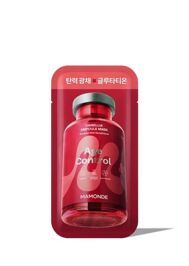 마몽드 에이지 컨트롤 카멜리아 앰플 마스크팩