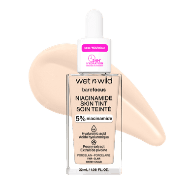 wet n wild Bare Focus Niacinamide Skin Tint | Porcelain
