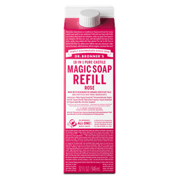 닥터브로너스 Rose - Pure-Castile Magic Soap Refill