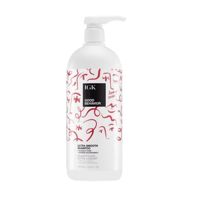 IGK Hair Good Behavior Ultra Smooth Shampoo Liter