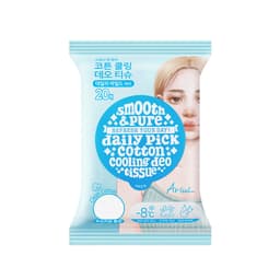 아리얼 스무스 앤 퓨어 코튼 쿨링 데오 티슈 20매