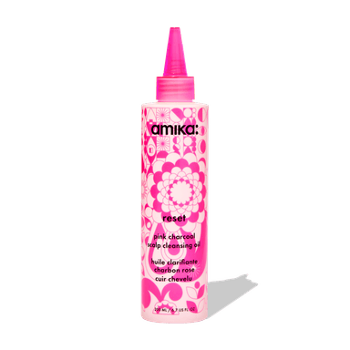 amika reset | pink charcoal scalp cleansing oil