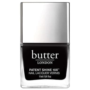 Butter London Patent Shine 10X Nail Lacquer - Union Jack Black, 0.4 fl oz