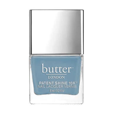 Butter London Patent Shine 10X Nail Lacquer - Waterloo Blue, 0.2 fl oz