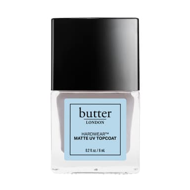 Butter London Hardwear Matte UV Topcoat, 0.2 fl oz