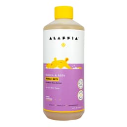 Alaffia Kids Bubble Bath Lemon Lavender 16 oz