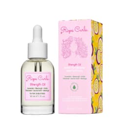 Rizos Curls Strength Oil for Hair, Scalp & Body: Fortifying Flaxseed & Lavender for Growth