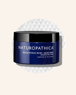 Naturopathica 10% Glycolic Acid + Aloe Vera Resurfacing Pads