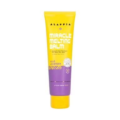 Alaffia Authentic African Miracle Melting Balm, Wild Lavender 4oz