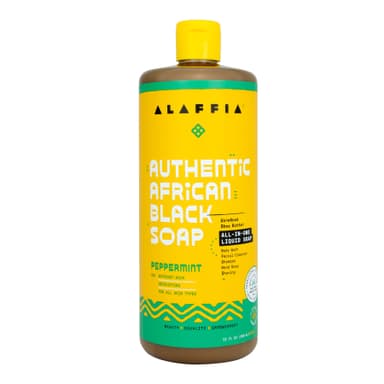 Alaffia Authentic African Black Soap All-In-One - Peppermint