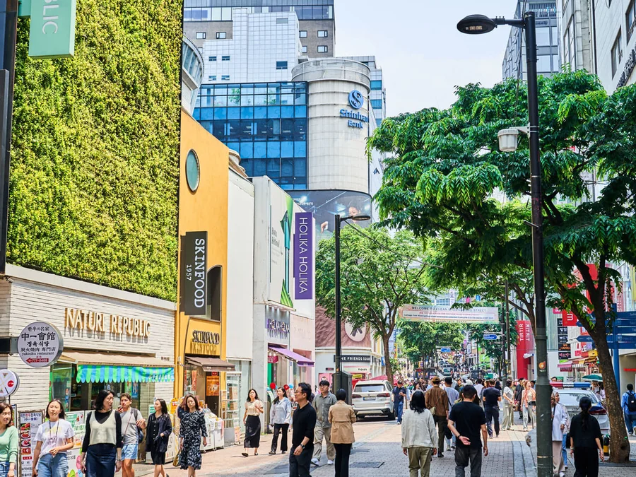 Shopping in Myeong-dong
