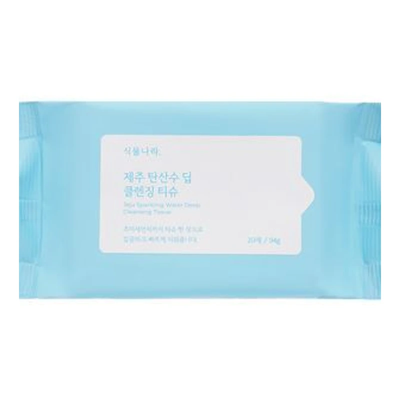 제주 탄산수 딥 클렌징 티슈 20매