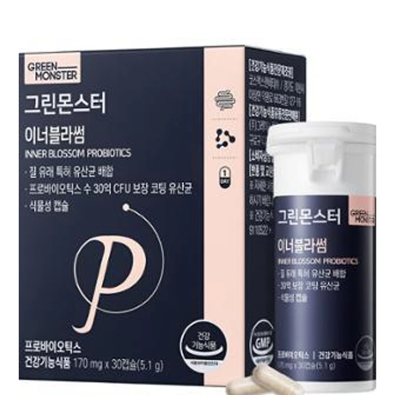 이너블라썸 질 유래 유산균 30캡슐 (1개월분)