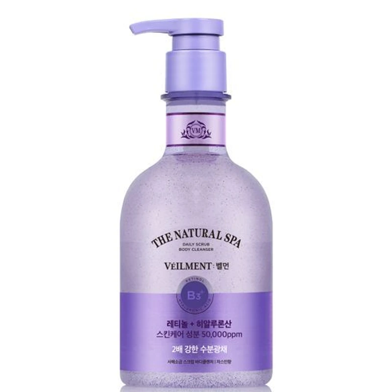 x뵈르뵈르 내추럴 스파 스크럽워시 400ml 2입 기획 3종