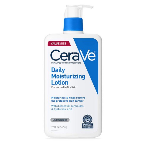 데일리 모이스처라이징 로션 라이트웨이트 노멀 투 드라이 스킨, 355ml, 1개