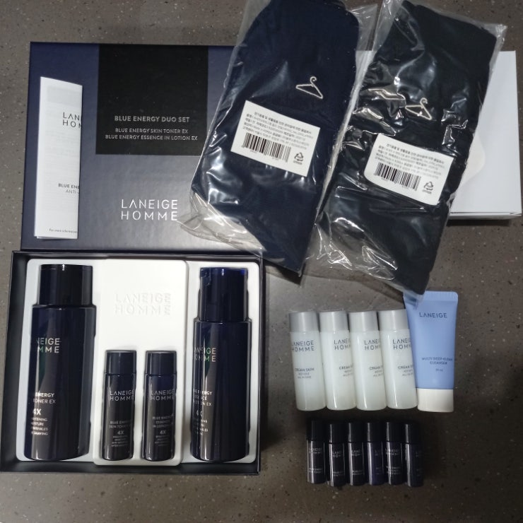 블루에너지 EX 남성 2종 세트