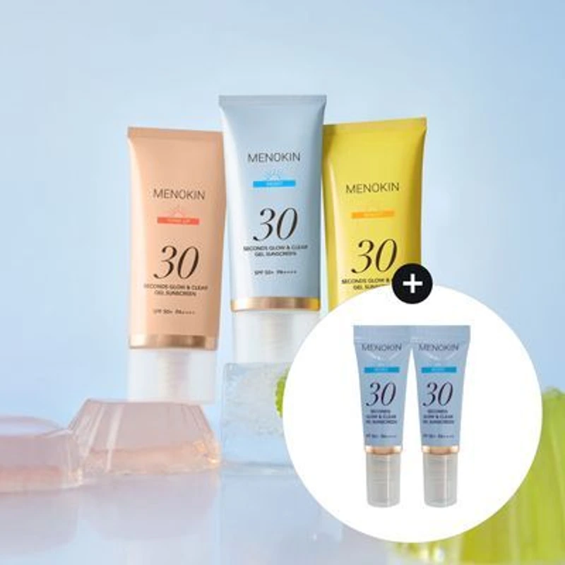 30초 글로우 앤 클리어 젤 선크림 50ml 3종택1
