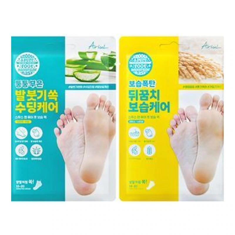 스무스 앤 퓨어 풋 모이스처라이징 마스크 2종