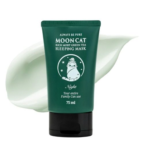 Moon Cat Rich Moist Green Tea Sleeping Mask