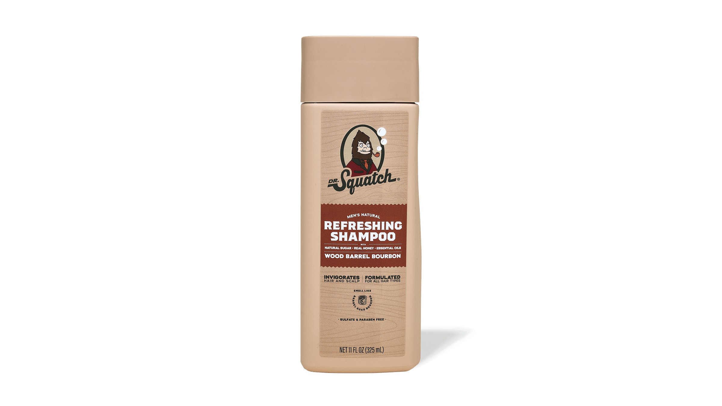 Dr. Squatch Wood Barrel Bourbon Shampoo