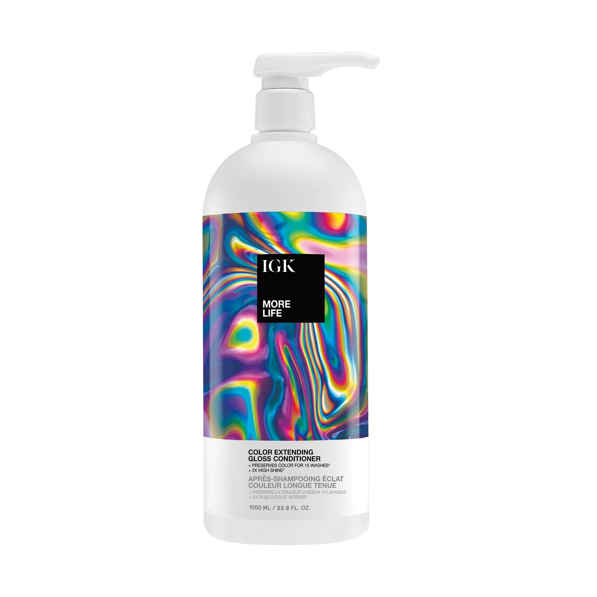 IGK Hair MORE LIFE Color Extending Conditioner Liter