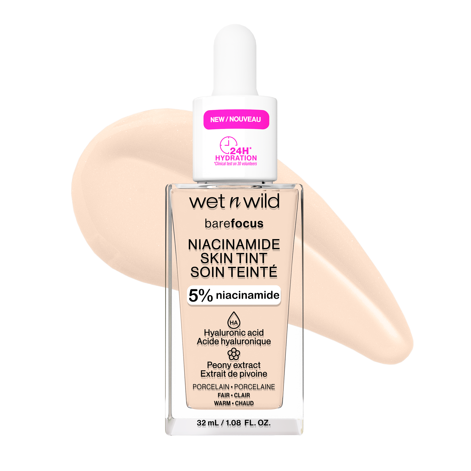 wet n wild Bare Focus Niacinamide Skin Tint | Porcelain