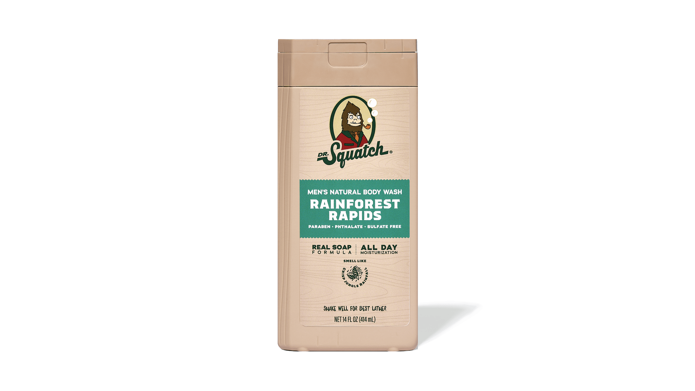 Dr. Squatch 14 oz Rainforest Rapids Body Wash