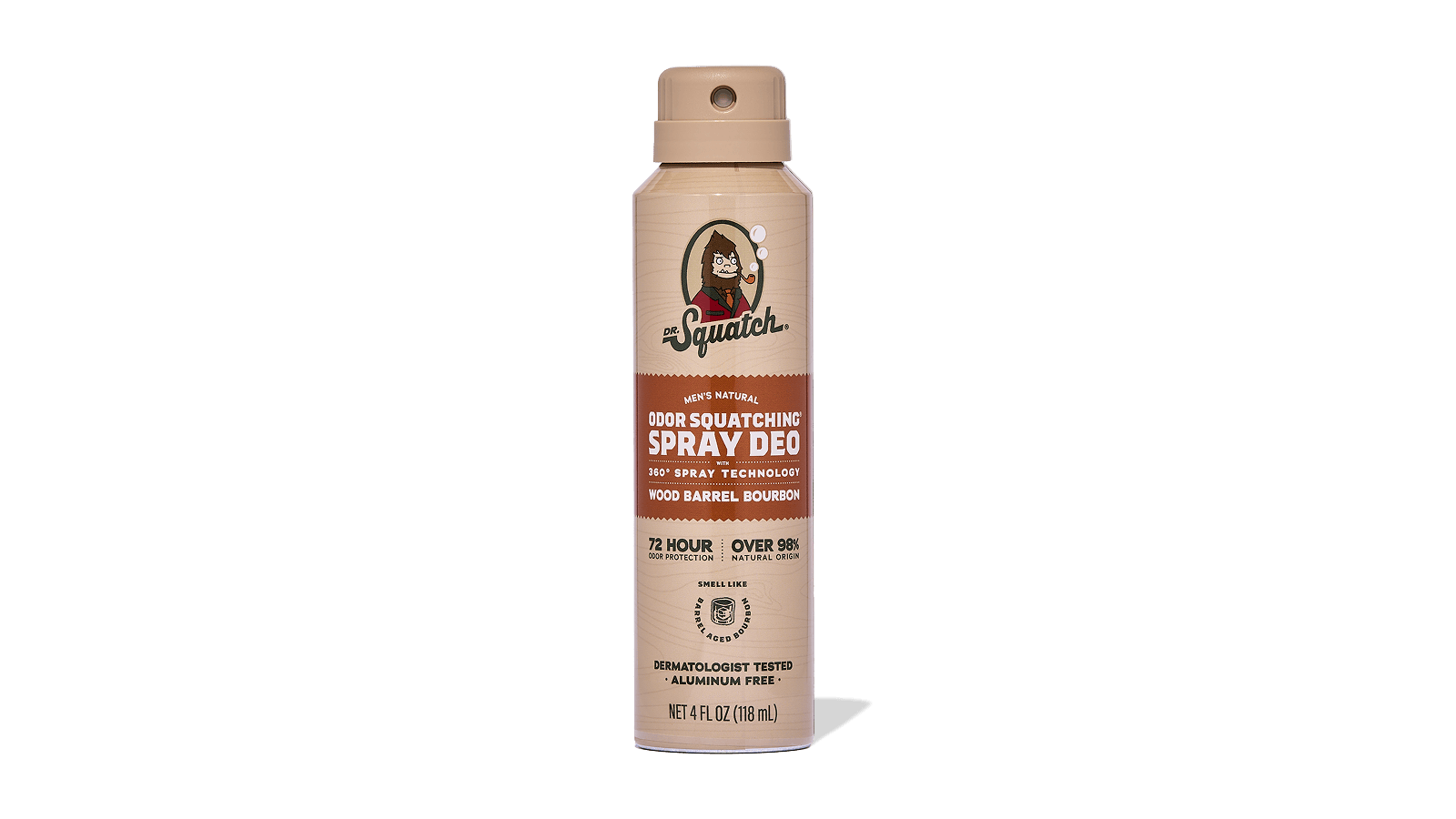 Dr. Squatch Wood Barrel Bourbon Spray Deodorant